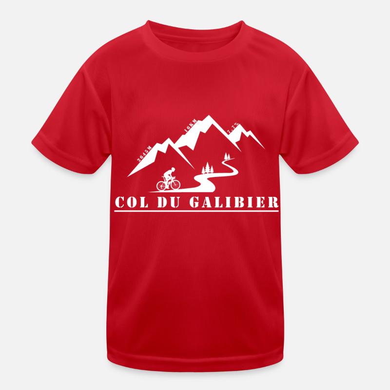 Col du Galibier Kinder Funktions-T-Shirt