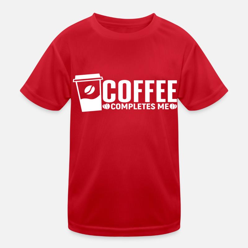 Le café me complète T-shirt sport Enfant