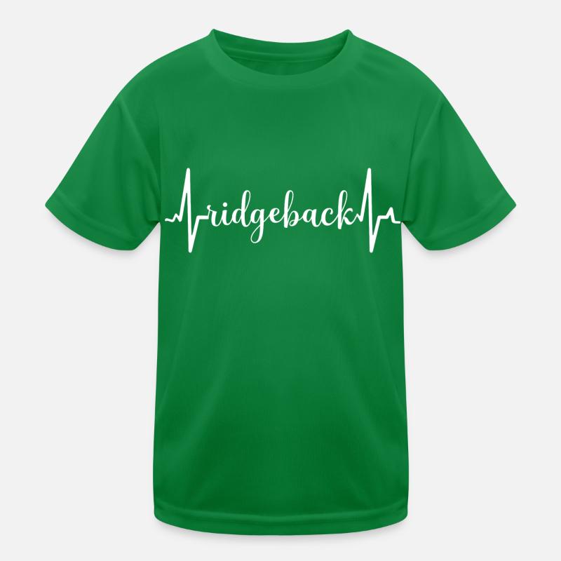 Rhodesian Ridgeback Heart Rhodesian Ridgebacks Kids Functional T-Shirt