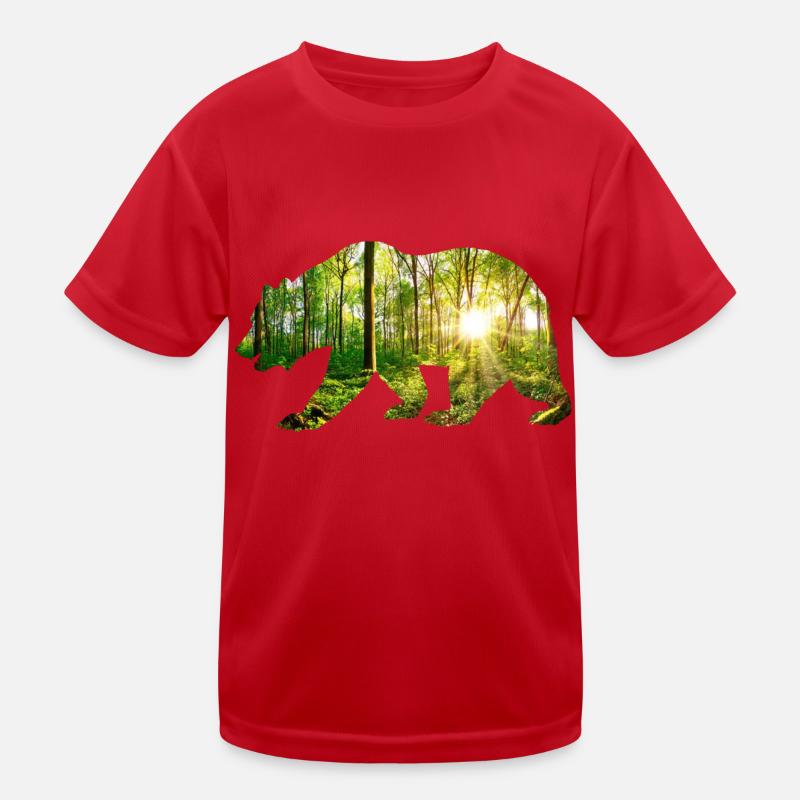 Bear environment Kids Functional T-Shirt