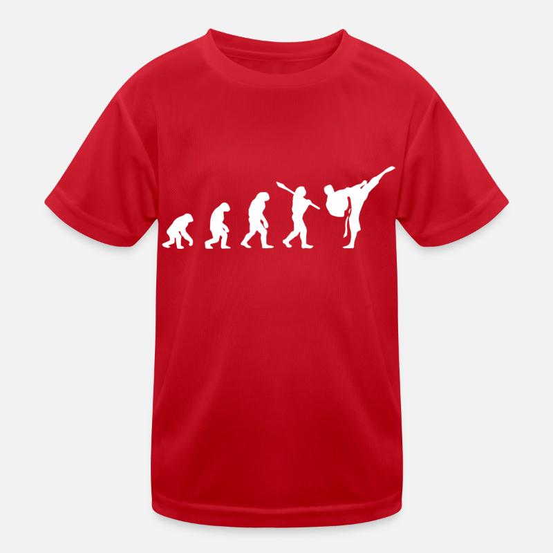 Karaté Évolution Développement Art martial T-shirt sport Enfant