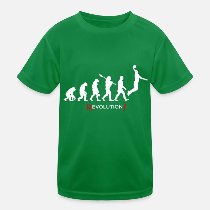 Revolution - Evolution Man with Fun Twist 2 Kinder Funktions-T-Shirt