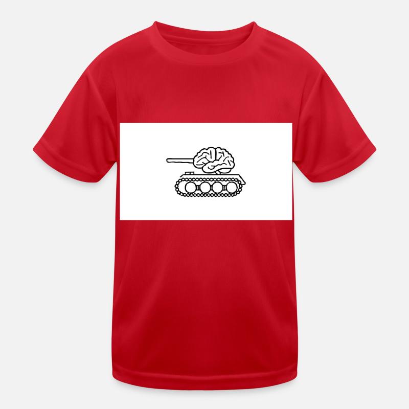Denkpanzer Kinder Funktions-T-Shirt