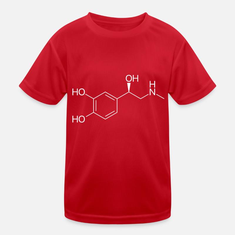 Molécule d'adrénaline - blanc T-shirt sport Enfant