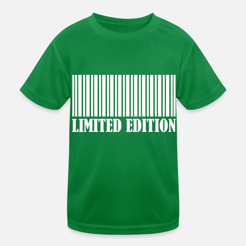 Code-barres édition limitée T-shirt sport Enfant