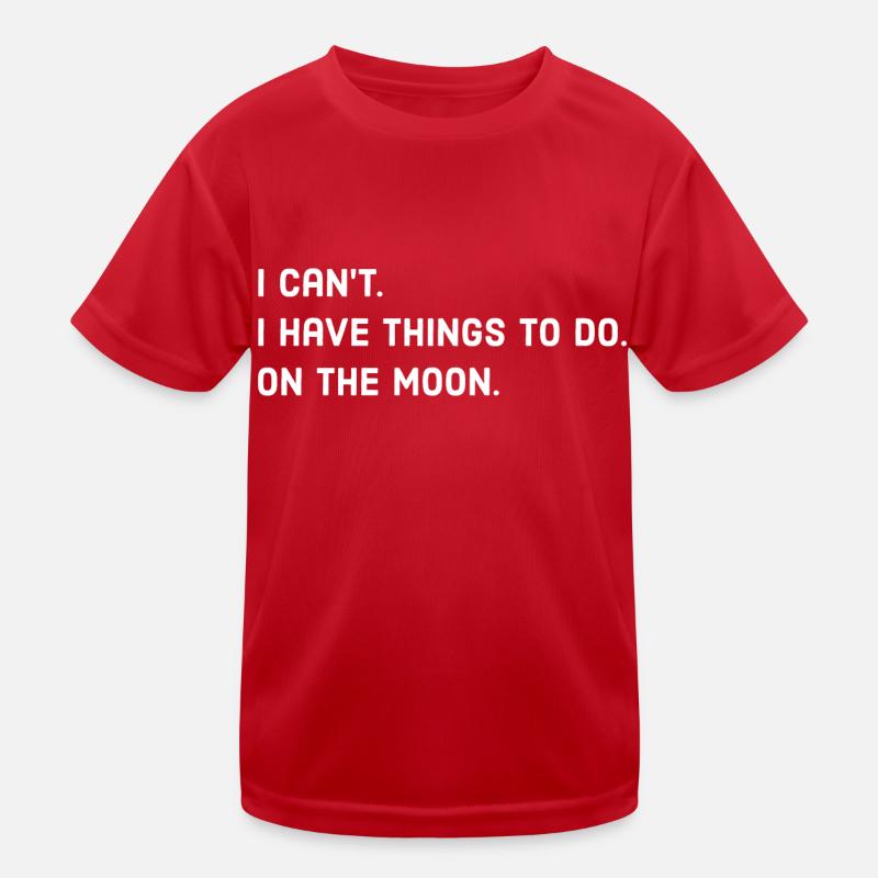 Mond Spruch Kinder Funktions-T-Shirt