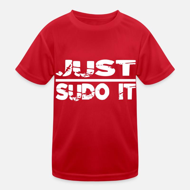 superpower code coder informatics true programer - Kids Functional T-Shirt - red