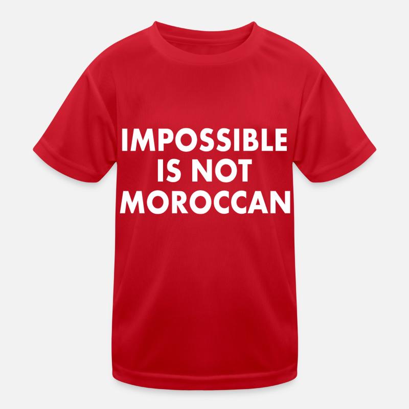Marokko - impossible is not moroccan Kinder Funktions-T-Shirt