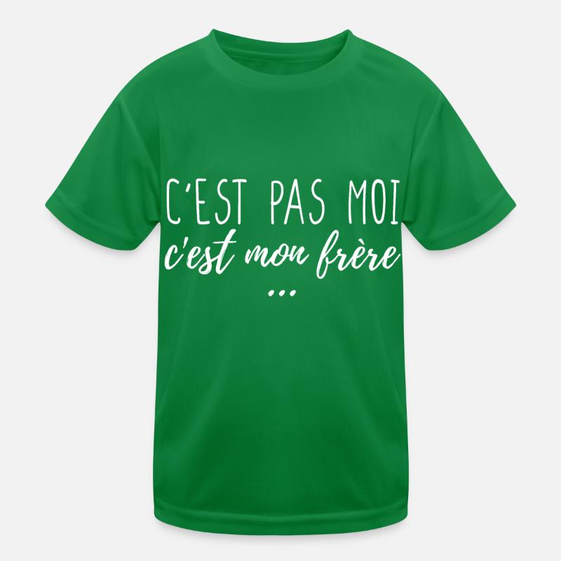 C'est pas moi c'est mon frère T-shirt sport Enfant