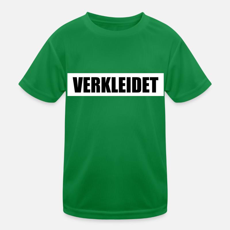 Verkleidet Kinder Funktions-T-Shirt