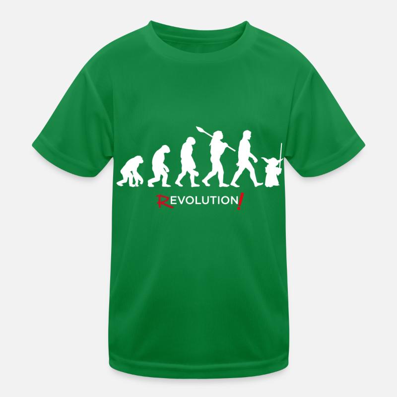 Revolution - Evolution Man Fun Twist 19 Kinder Funktions-T-Shirt