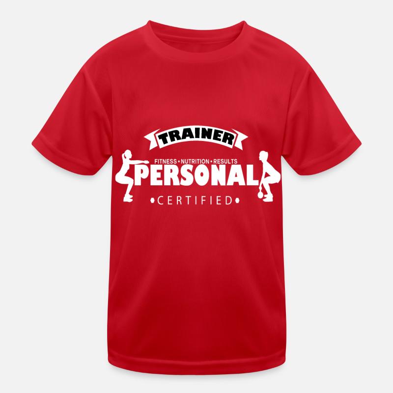 Certified Personal Trainer, Personal Trainer, GYM Kinder Funktions-T-Shirt