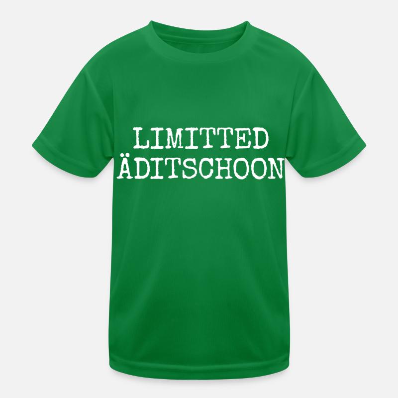 Limitted Äditschoon - Plattdeutsche Edition Kinder Funktions-T-Shirt