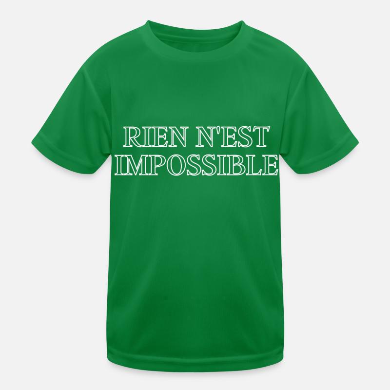 Rien N'est Impossible T-shirt sport Enfant