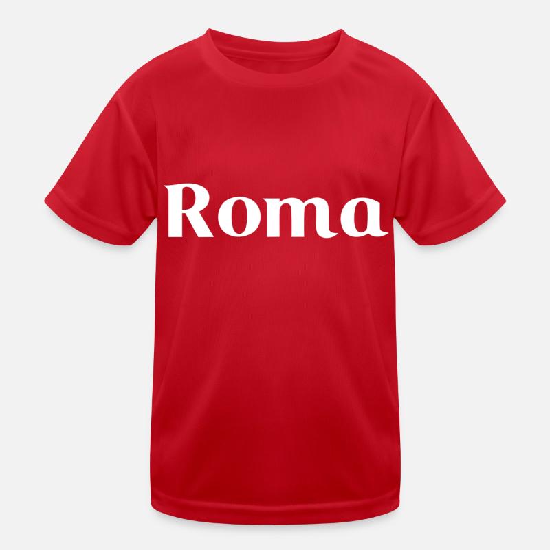 Roma - Écriture blanche T-shirt sport Enfant