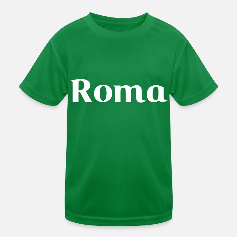 Roma - Écriture blanche T-shirt sport Enfant