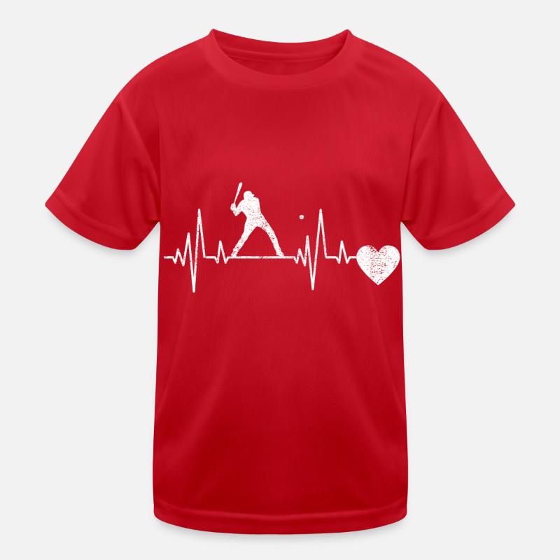 Baseball Baseballer Baseball Player Baseball Team Kids Functional T-Shirt