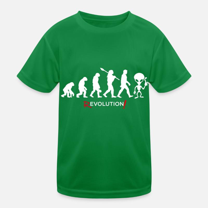 Revolution - Evolution Man Fun Twist 15 Kinder Funktions-T-Shirt