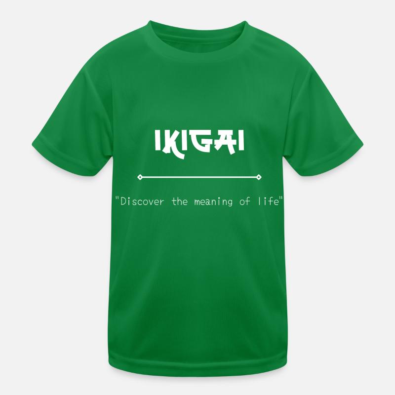 Ikigai Japan Art Basic Kinder Funktions-T-Shirt