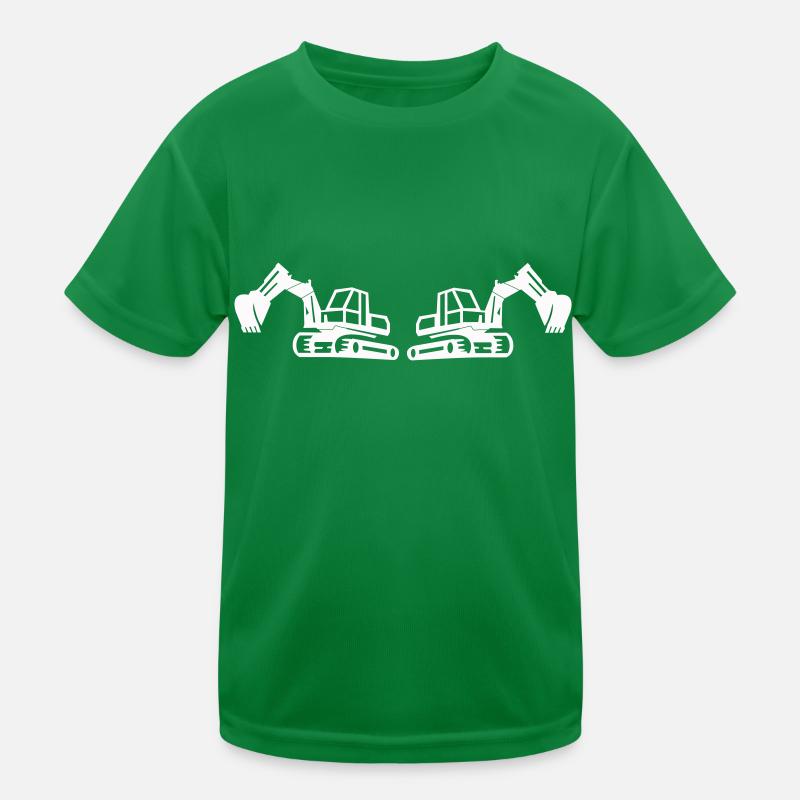 bagger 2 Kinder Funktions-T-Shirt