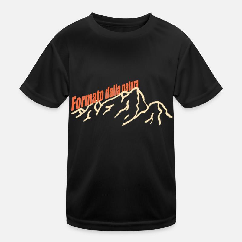 Formato dalla natura Kinder Funktions-T-Shirt