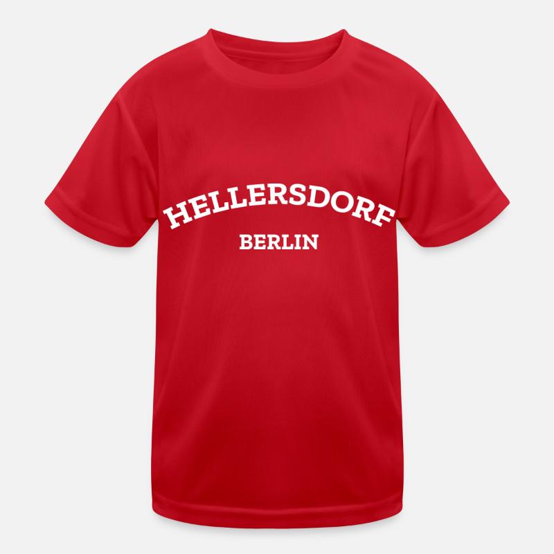 Berlin - Hellersdorf - Berlinerin - Berliner Bär Kinder Funktions-T-Shirt