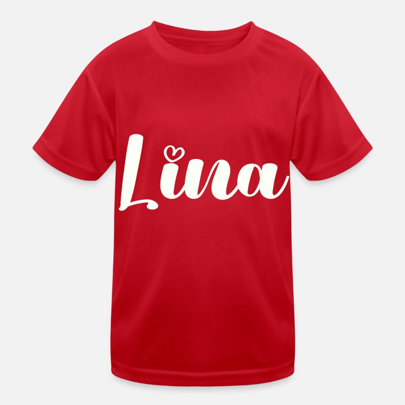 lina name Kinder Funktions-T-Shirt