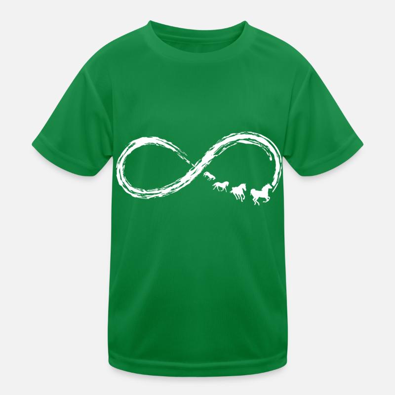 Pferd Liebe unendlich Kinder Funktions-T-Shirt
