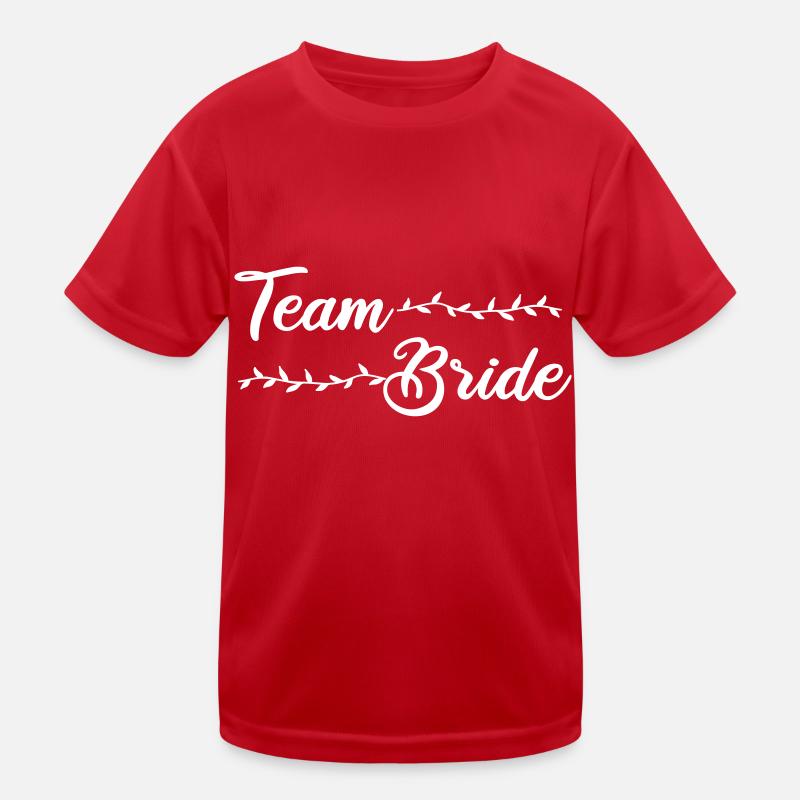team bride Kinder Funktions-T-Shirt