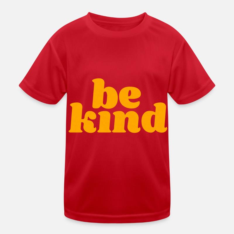 be kind Kinder Funktions-T-Shirt