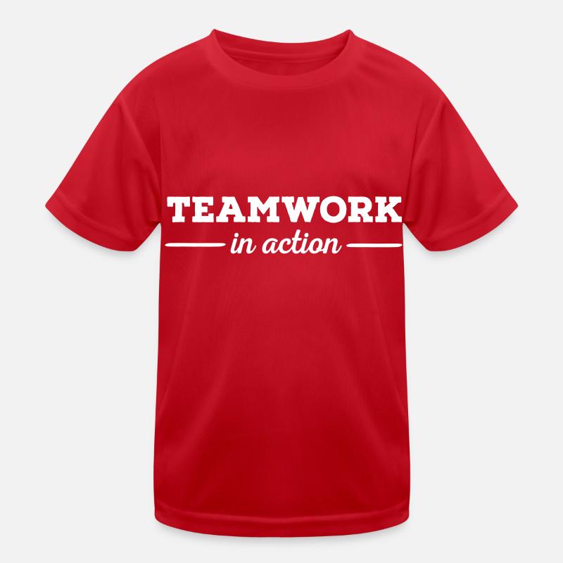 Teamwork Kinder Funktions-T-Shirt