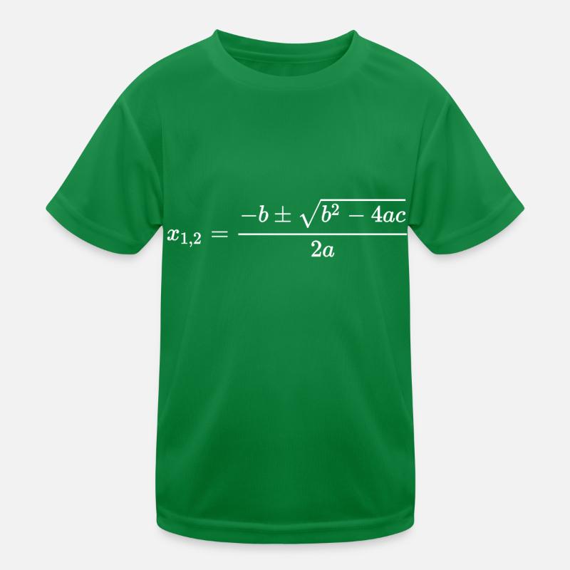 ABC Formula - PQ Formula Mathematics Equation Kids Functional T-Shirt