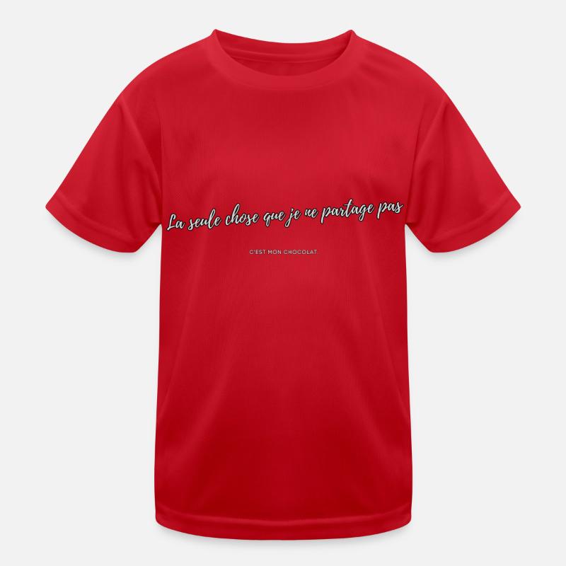Ich teile nicht Kinder Funktions-T-Shirt