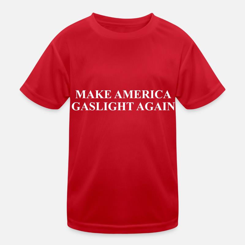 Make America Gaslight Again Kids Functional T-Shirt