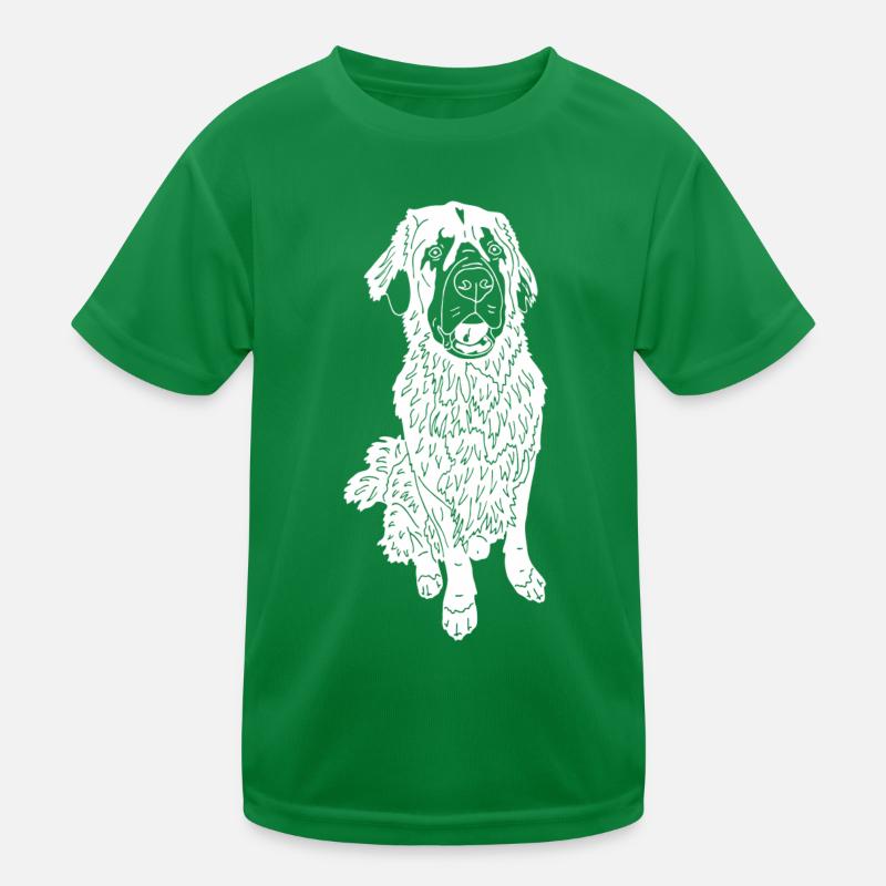 Leonberger Mix Kinder Funktions-T-Shirt