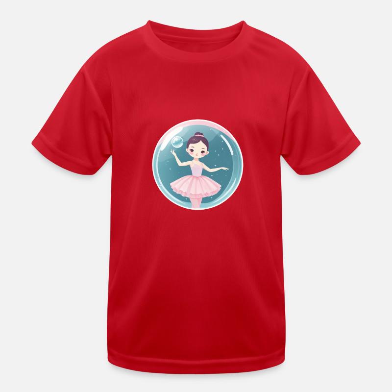 Jolie danseuse étoile dans une bulle T-shirt sport Enfant