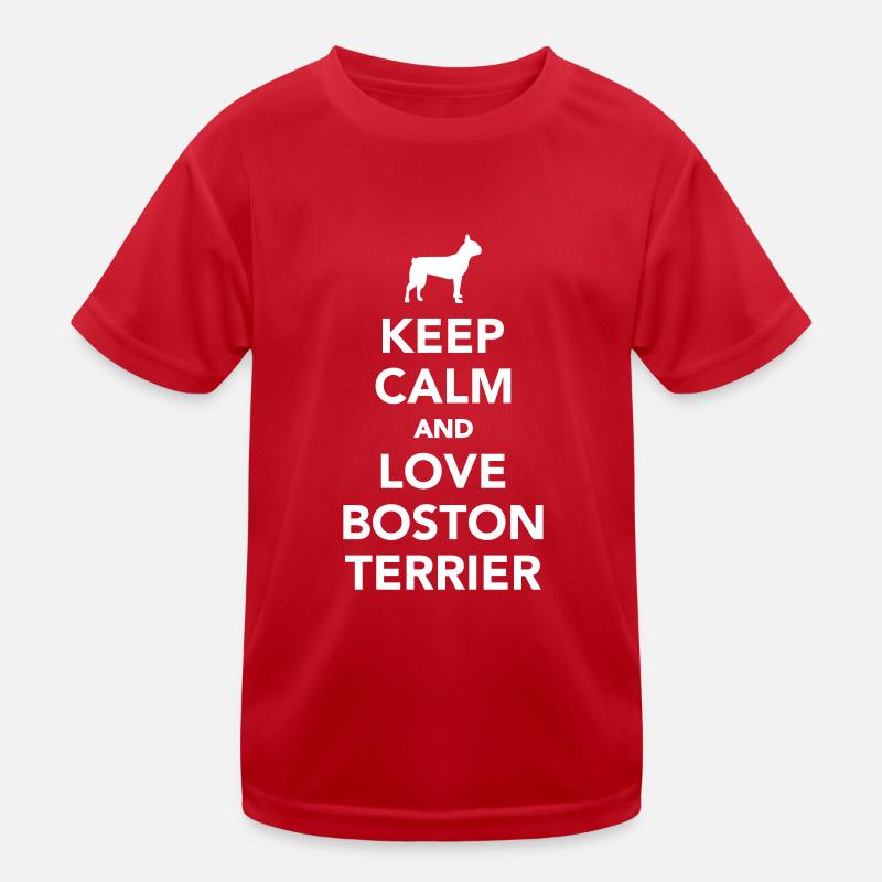 Boston Terrier Kinder Funktions-T-Shirt