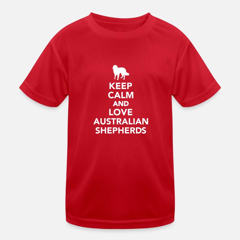 Australian shepherd Kinder Funktions-T-Shirt