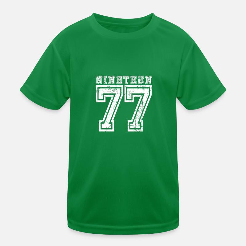 NINETEEN 1977 Kids Functional T-Shirt