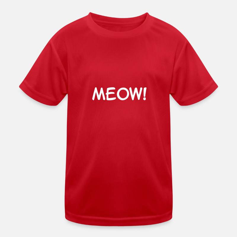 Meow Kids Functional T-Shirt