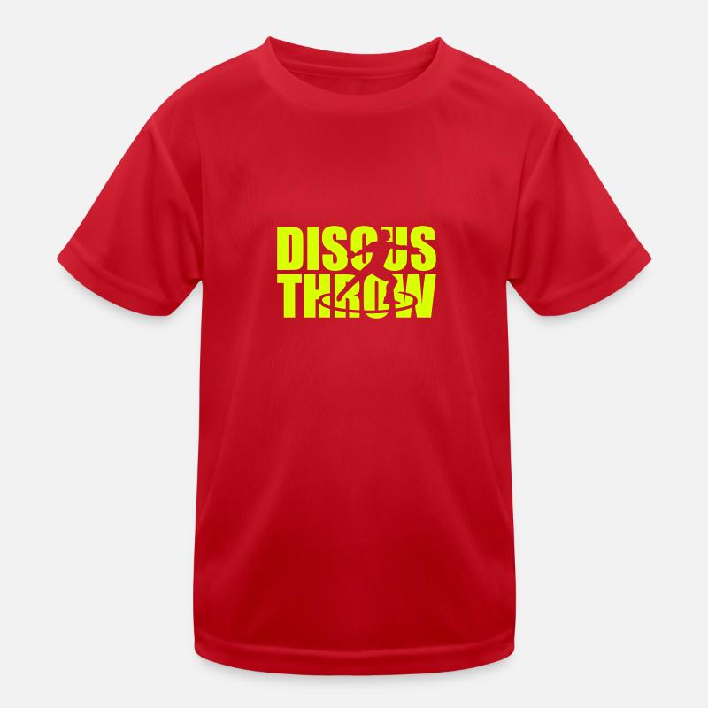 Discus throw T-shirt sport Enfant