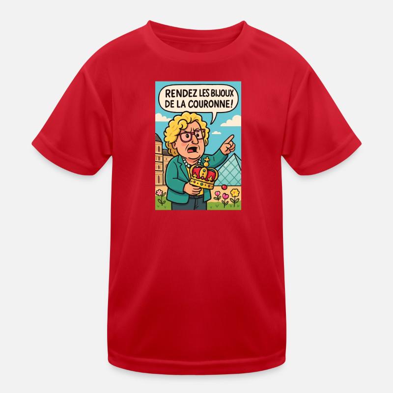 Rendez les bijoux de la couronne vol le Louvre T-shirt sport Enfant