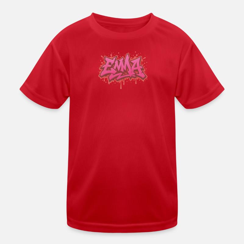Graffiti EMMA cadeau idéal imprim T-shirt sport Enfant