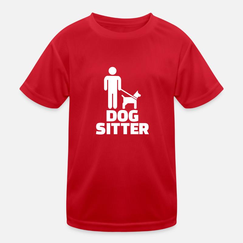 Dog sitter T-shirt sport Enfant