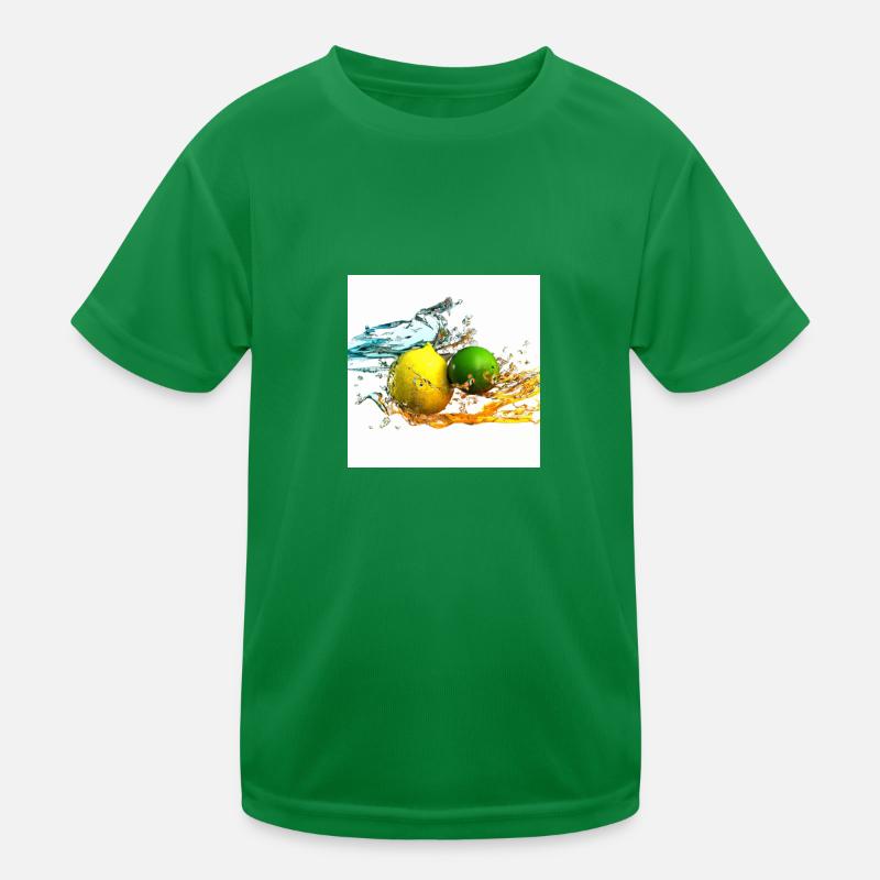 Zitrusfrüchte Splash Kinder Funktions-T-Shirt