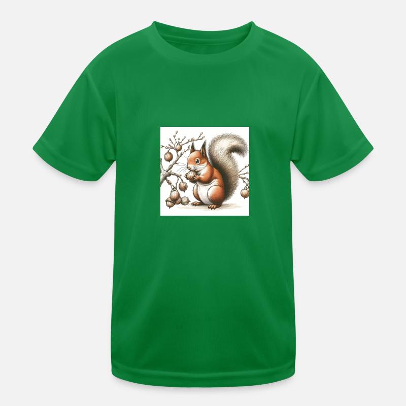 Squirrel Kids Functional T-Shirt