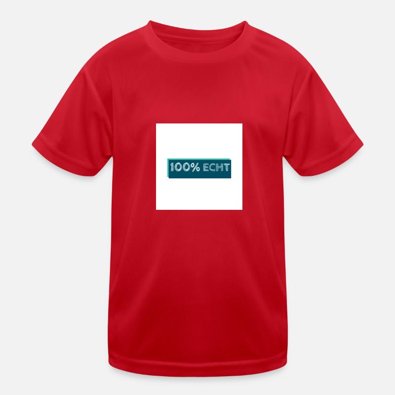 100% Echt Kinder Funktions-T-Shirt