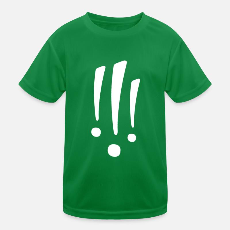 Exclamation mark - punctuation mark Kids Functional T-Shirt