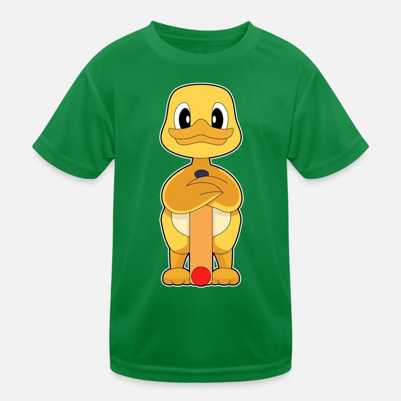 Canard Cricket Batte de cricket T-shirt sport Enfant