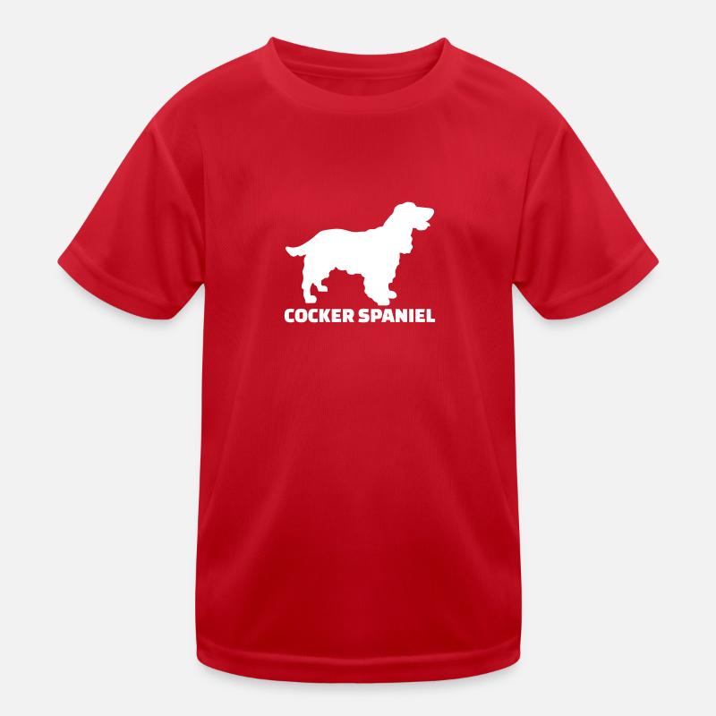 Cocker Spaniel Kinder Funktions-T-Shirt